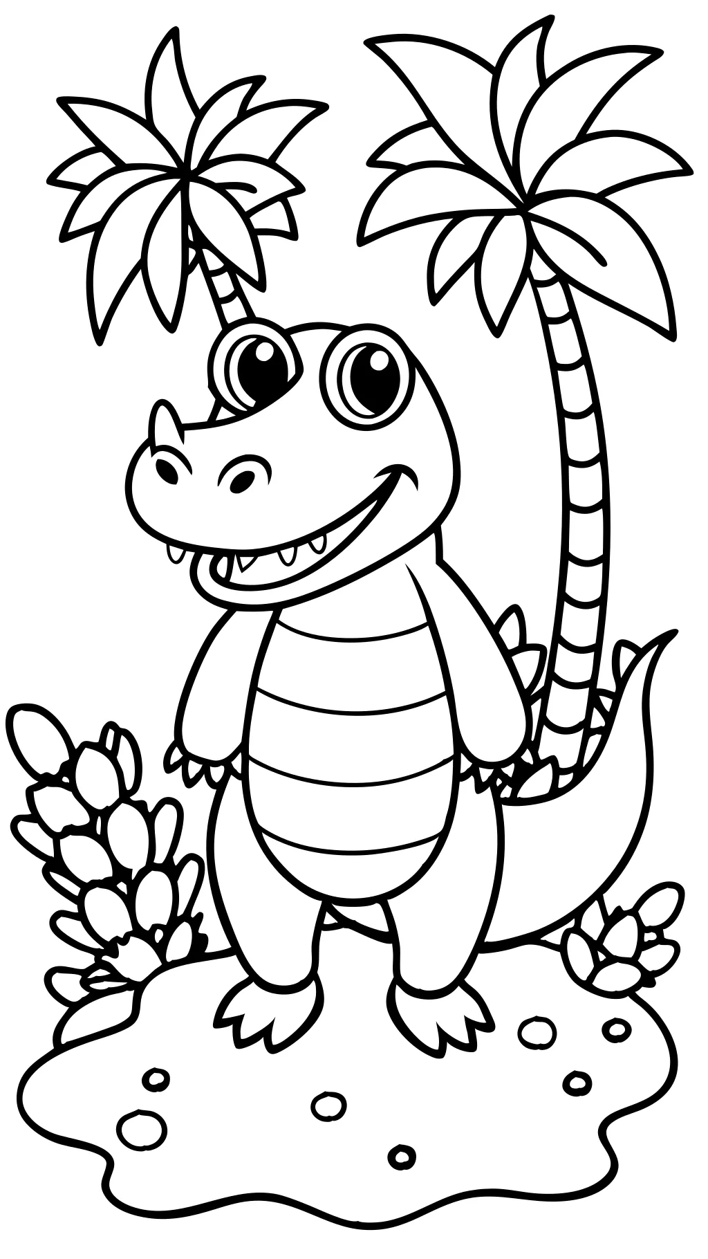 coloriage croc